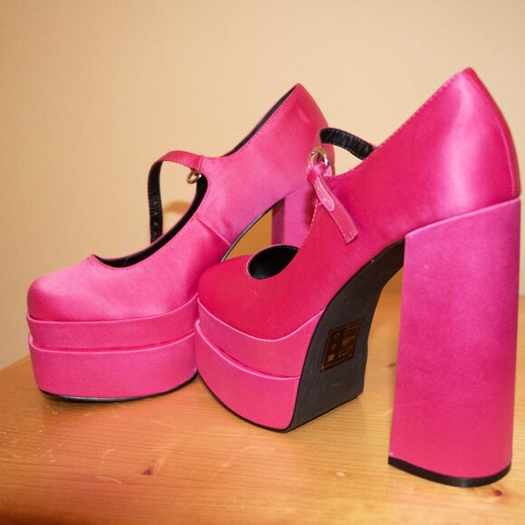 Call It Spring Pink Platform Heels - Picture 3 of 5